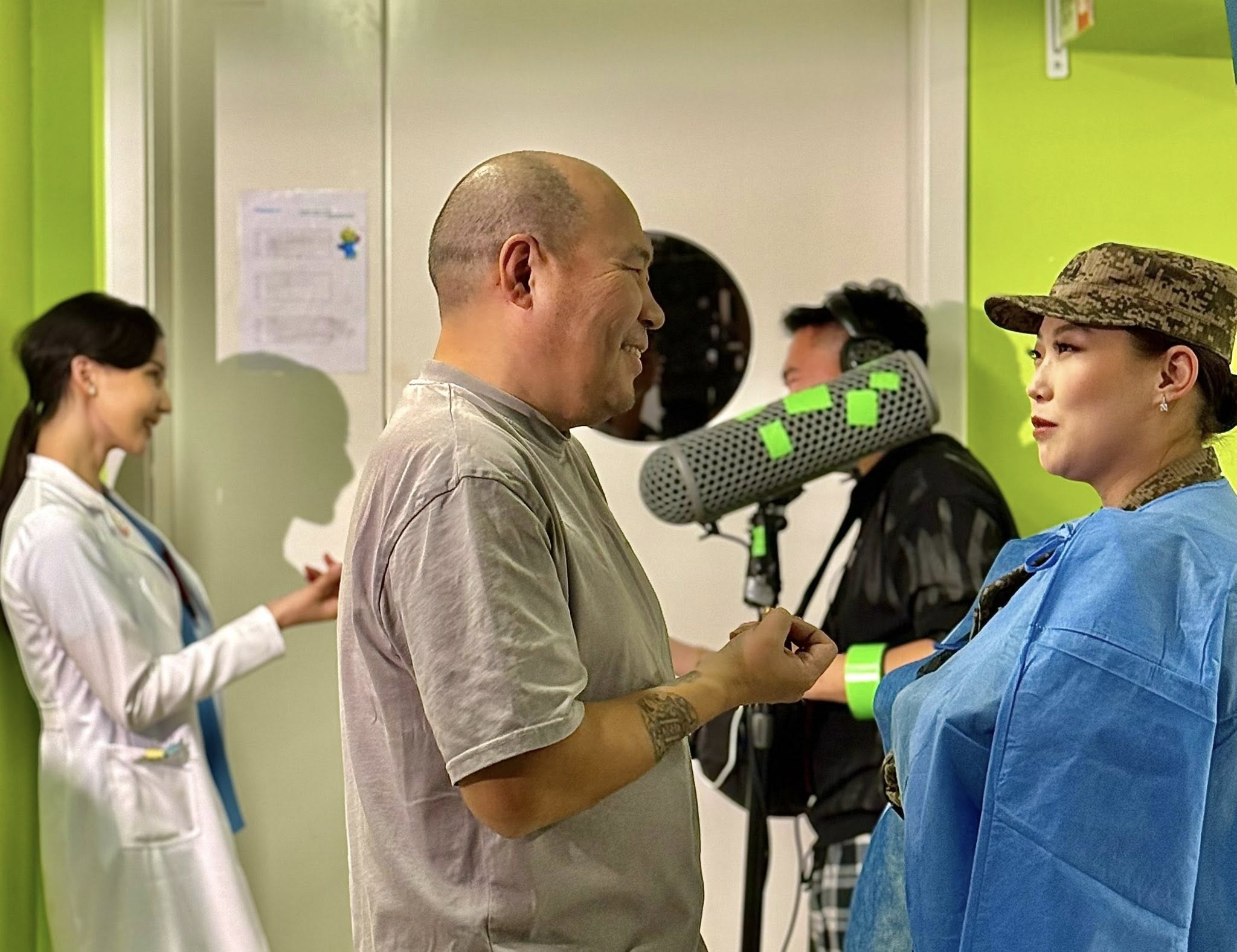 Behind the scenes